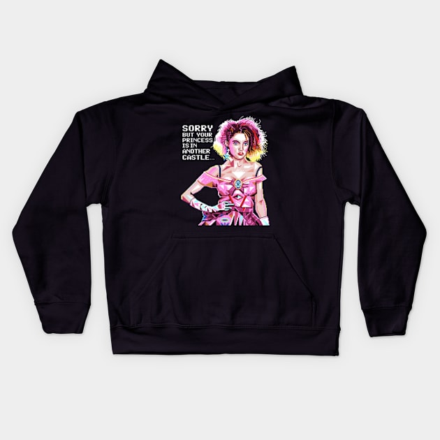 Princess Madonna Kids Hoodie by galamot